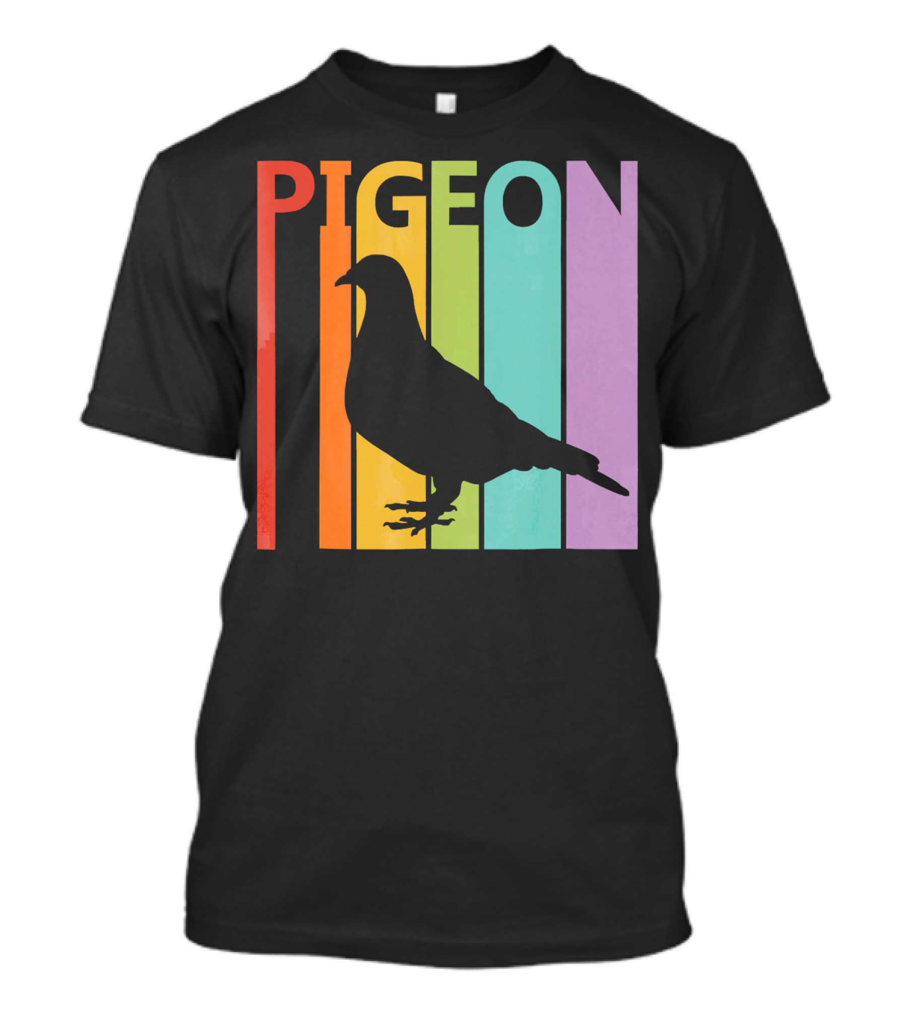 Pigeon Vintage Rainbow T-Shirt