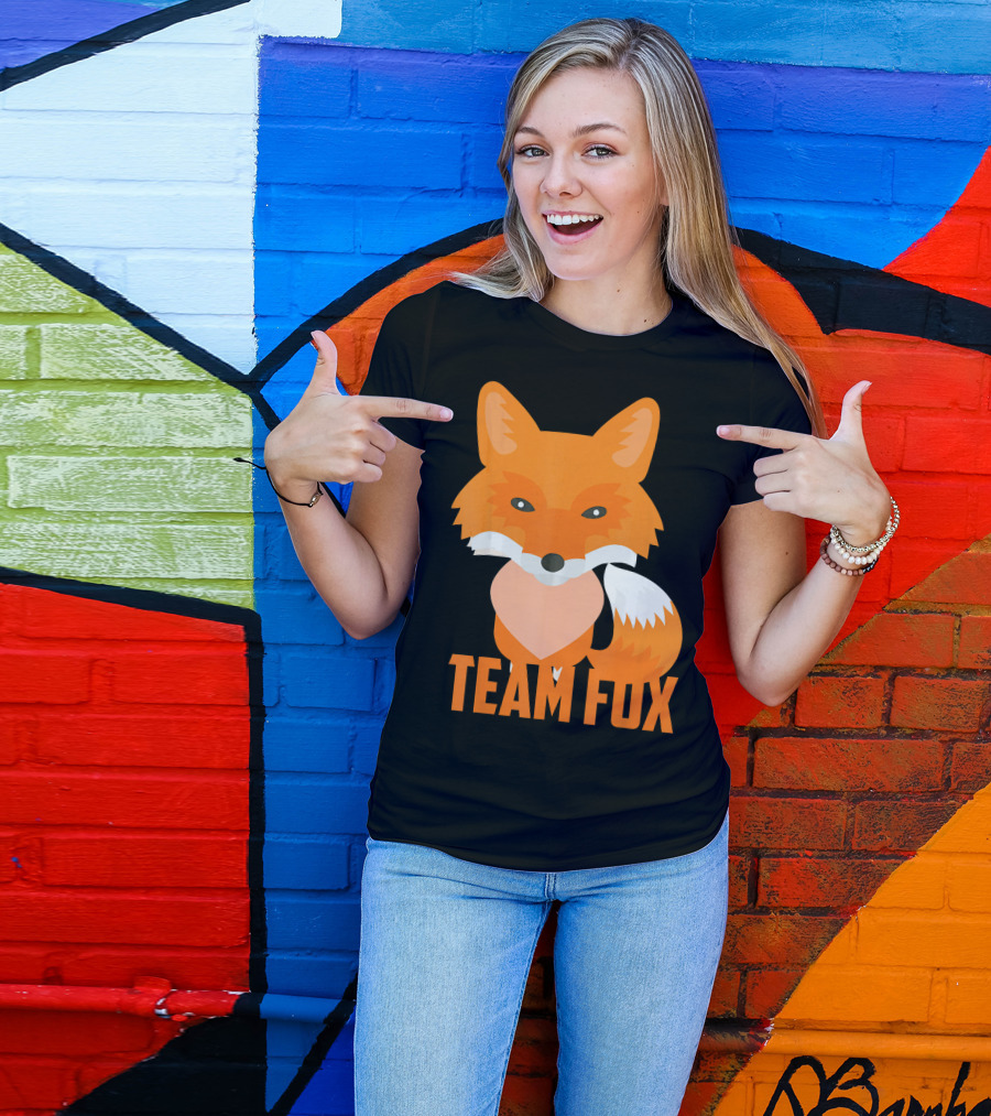 Team Fox Cool Funny I Heart Foxes T-Shirt
