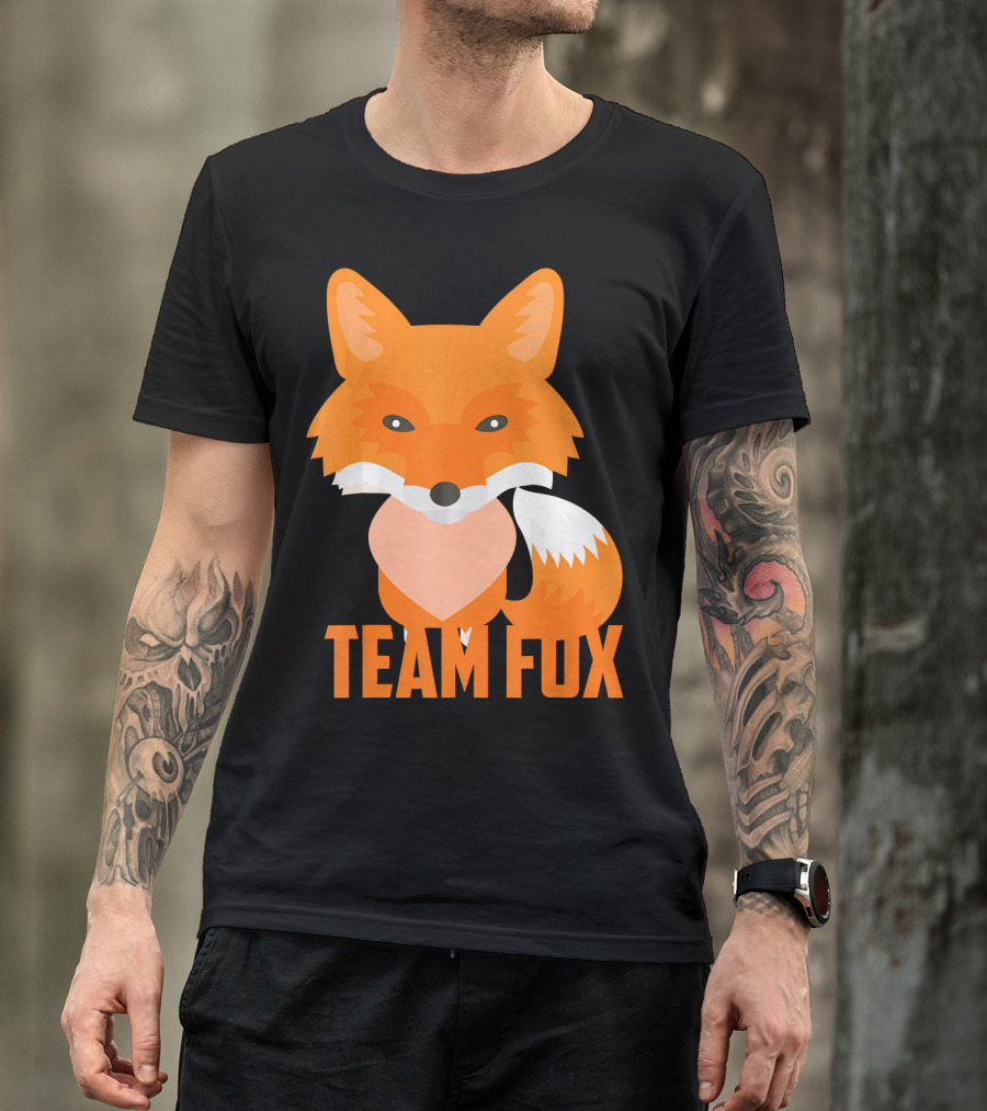 Team Fox Cool Funny I Heart Foxes T-Shirt