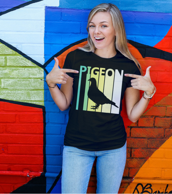 Pigeon Spirit Animal Retro T-Shirt