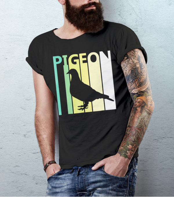 Pigeon Spirit Animal Retro T-Shirt