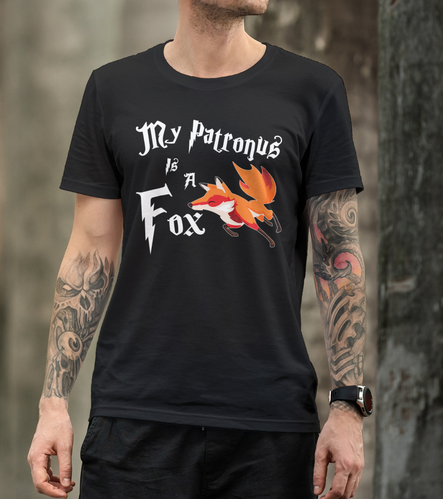 My Patronus Is A Fox With Cartoon Red Fox T-Shirt