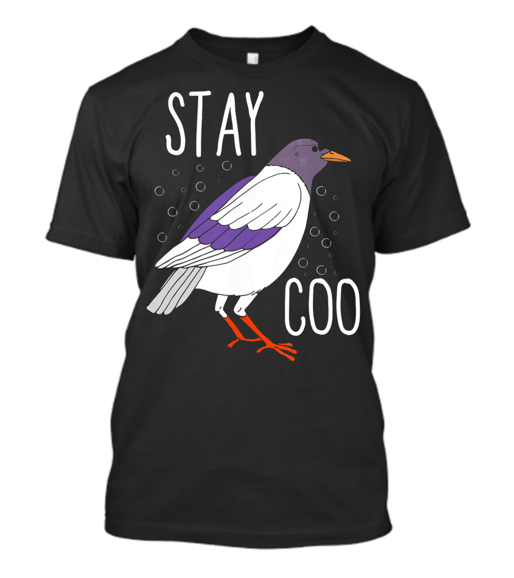 Stay Coo Funny Mottle Pigeon T-Shirt