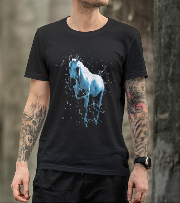 White Horse Galaxy Stars T-Shirt