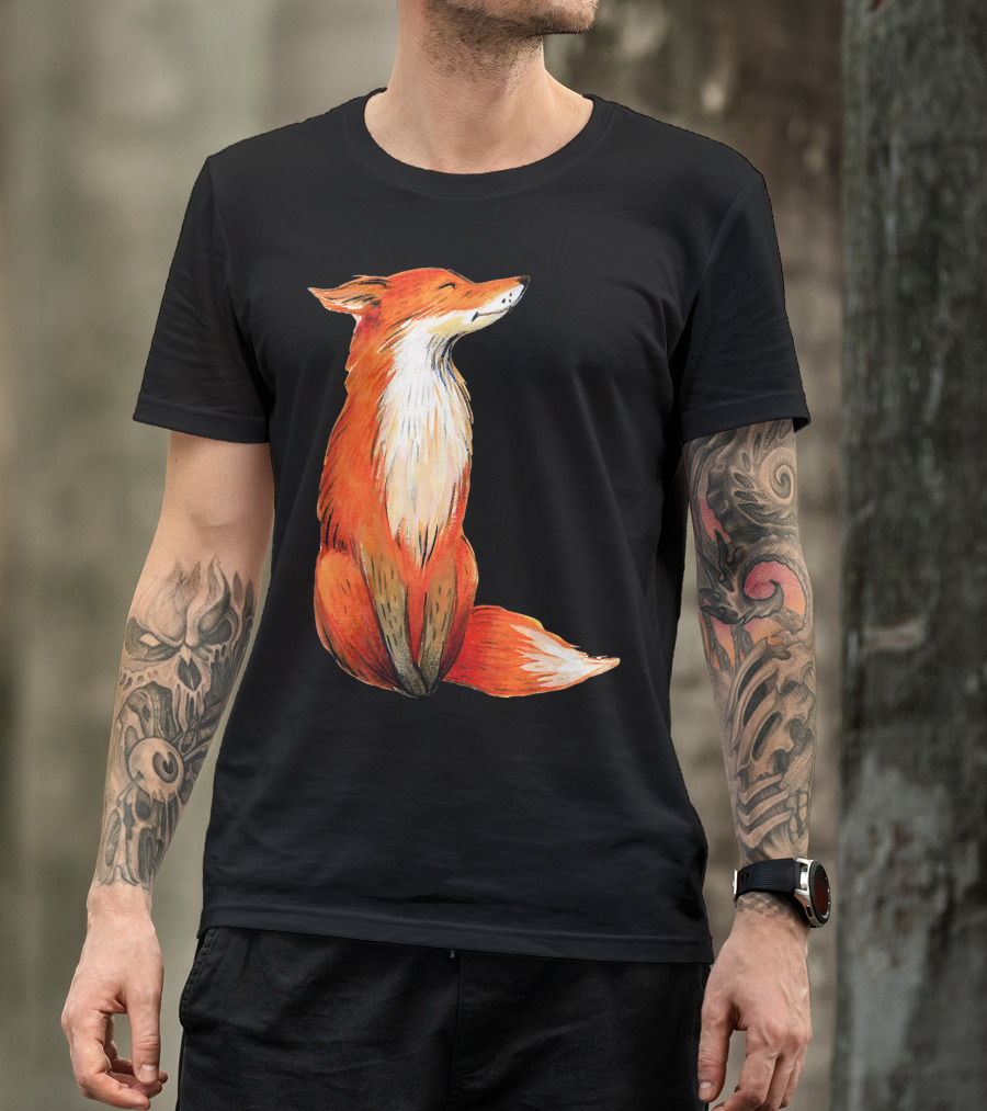 Wild Watercolor Fox T-Shirt