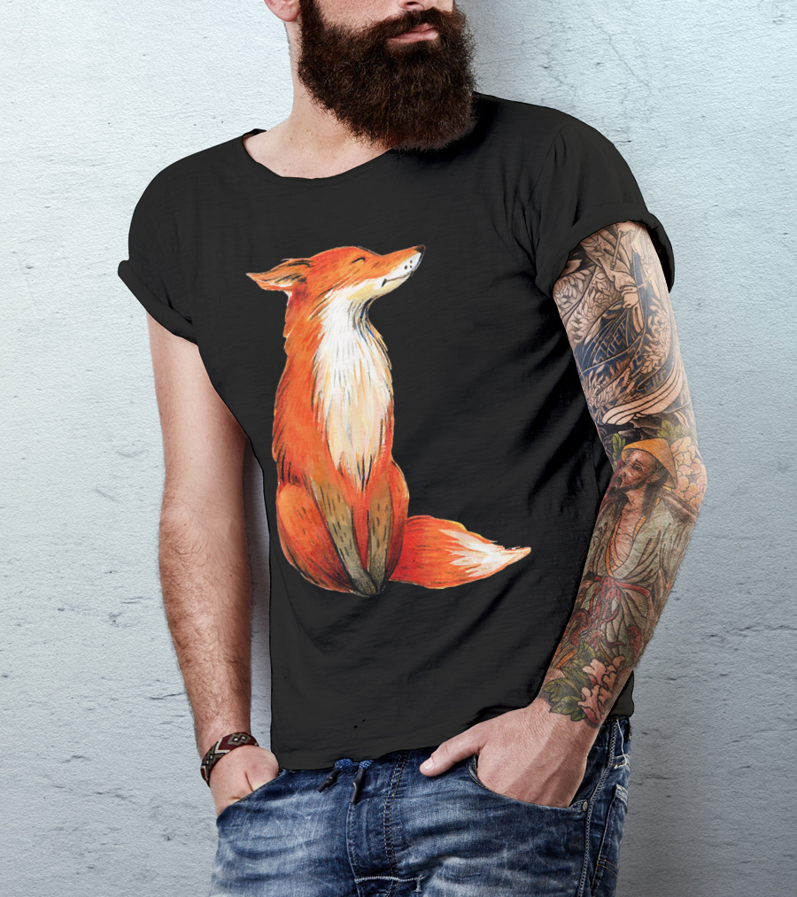 Wild Watercolor Fox T-Shirt
