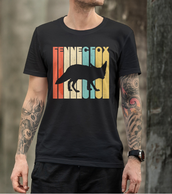 Fennec Fox Vintage Retro T-Shirt