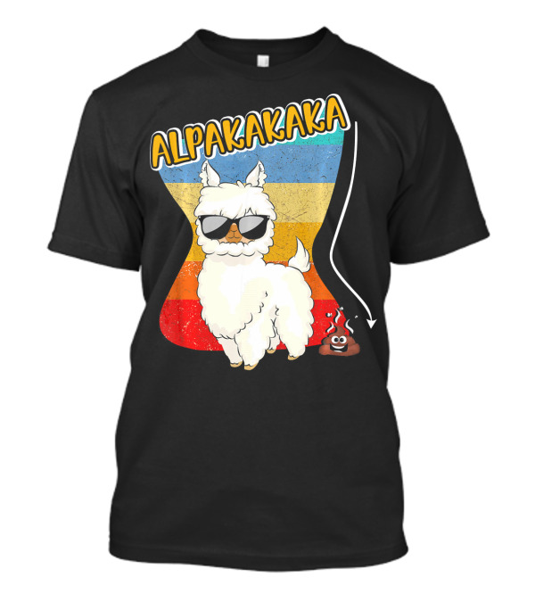 ALPAKAKAKA Vintage Retro Funny Alpaca Ll T-Shirt