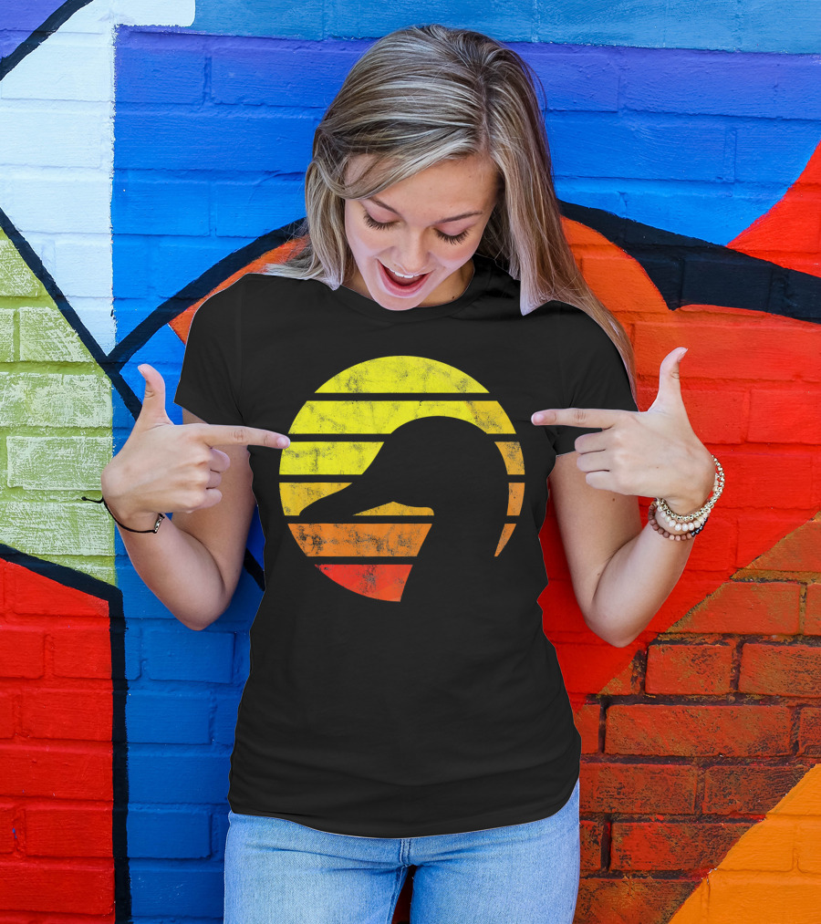 Vintage Eighties Sun And Goose Silhouette Love T-Shirt