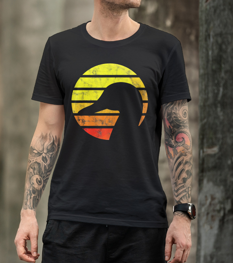 Vintage Eighties Sun And Goose Silhouette Love T-Shirt