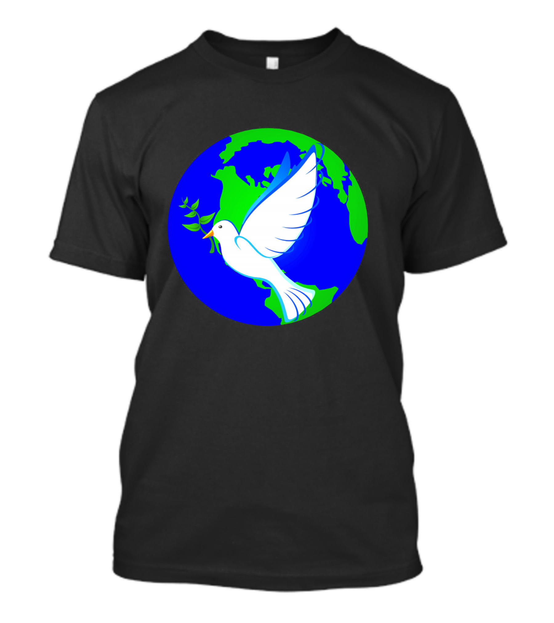 World Peace Dove Earth T-Shirt