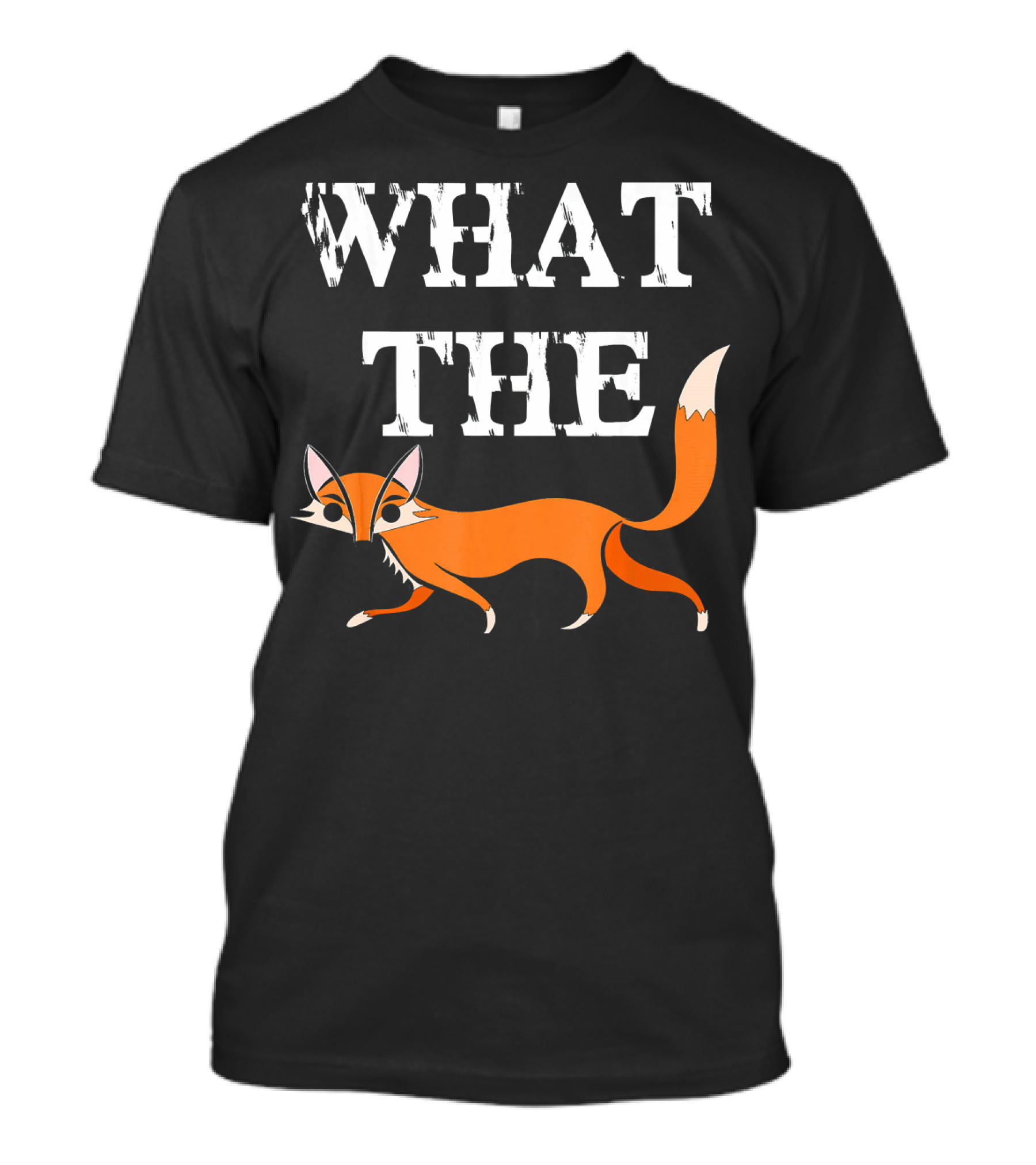 WHAT THE FOX Funny Cartoon Innuendo T-Shirt