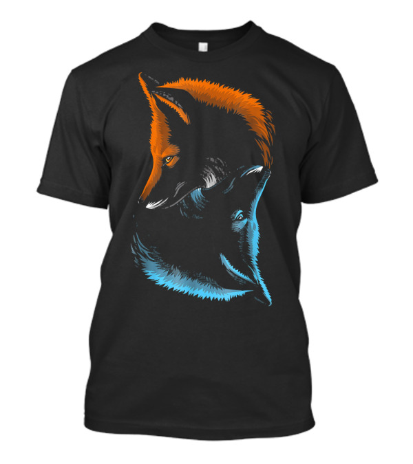 Yin Yang Fox Duality Yin Yang Fox T-Shirt