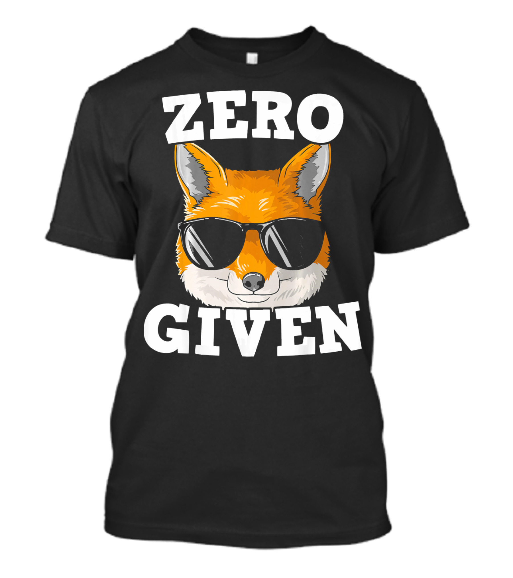 Zero Fox Given Fox With Glasses T-Shirt