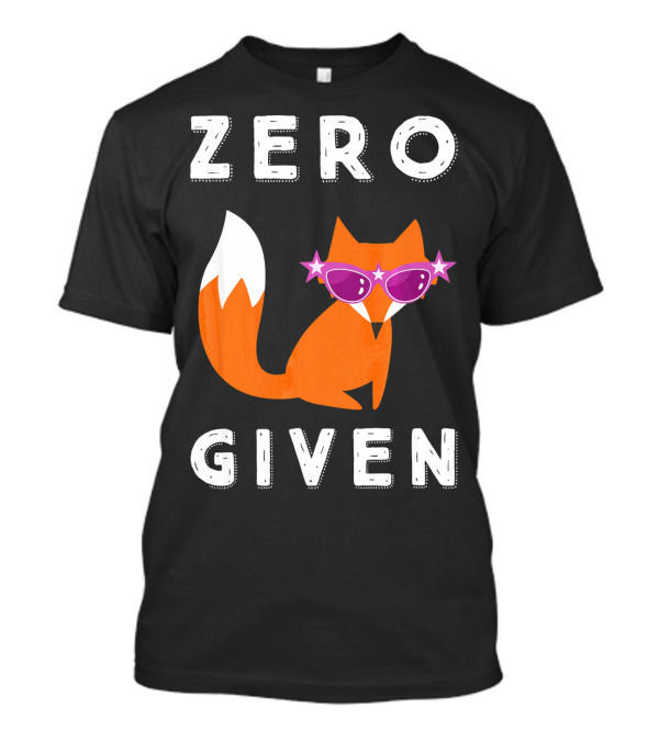 Zero Fox Given Sunglasses Starry Fox T-Shirt