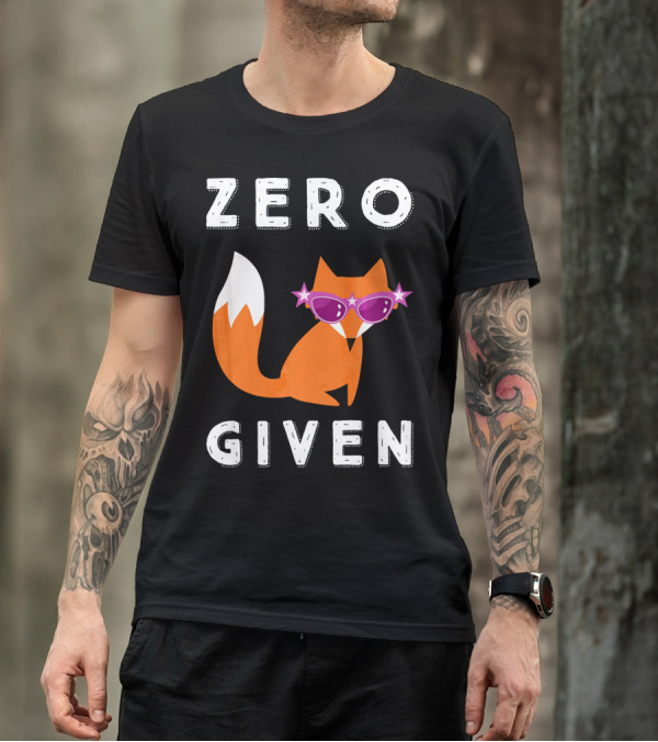 Zero Fox Given Sunglasses Starry Fox T-Shirt
