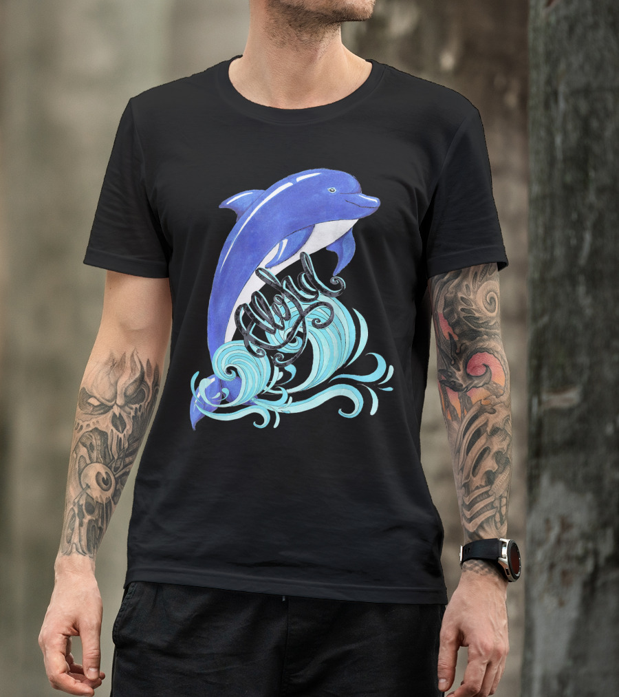 Aloha Dolphin Summer Beach Vacation T-Shirt