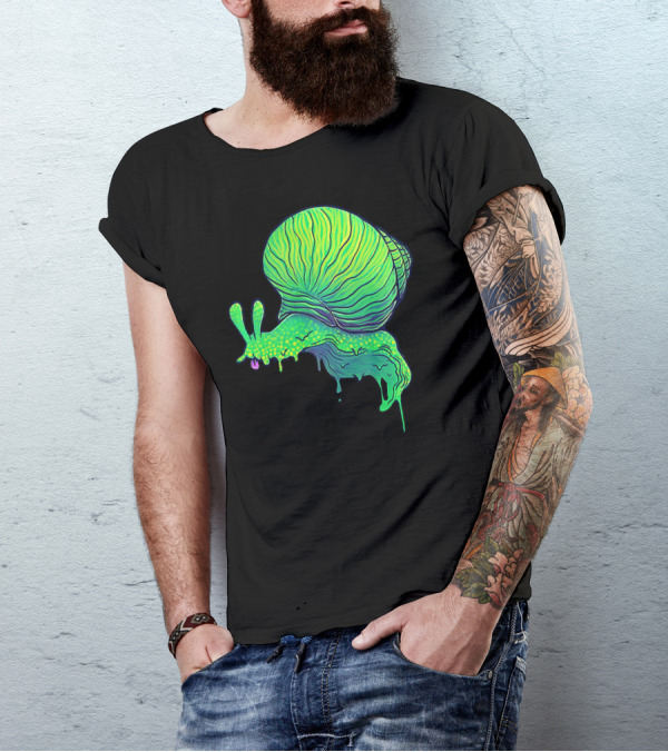 A Sloppy Snail Neon Drip T-Shirt