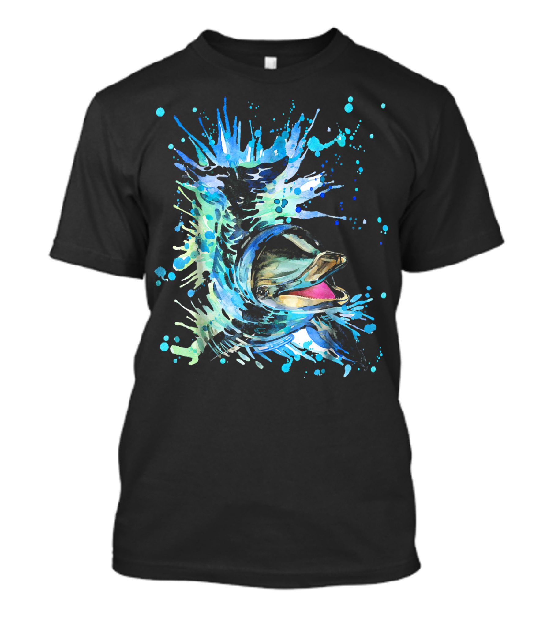 Cute Gorgeous And Funny Dolphin Splash T-Shirt