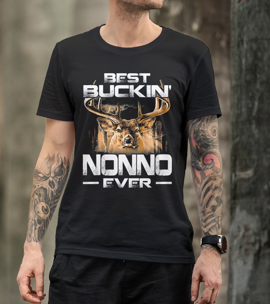 Best Buckin Nonno Ever Deer Huntin Buck T-Shirt
