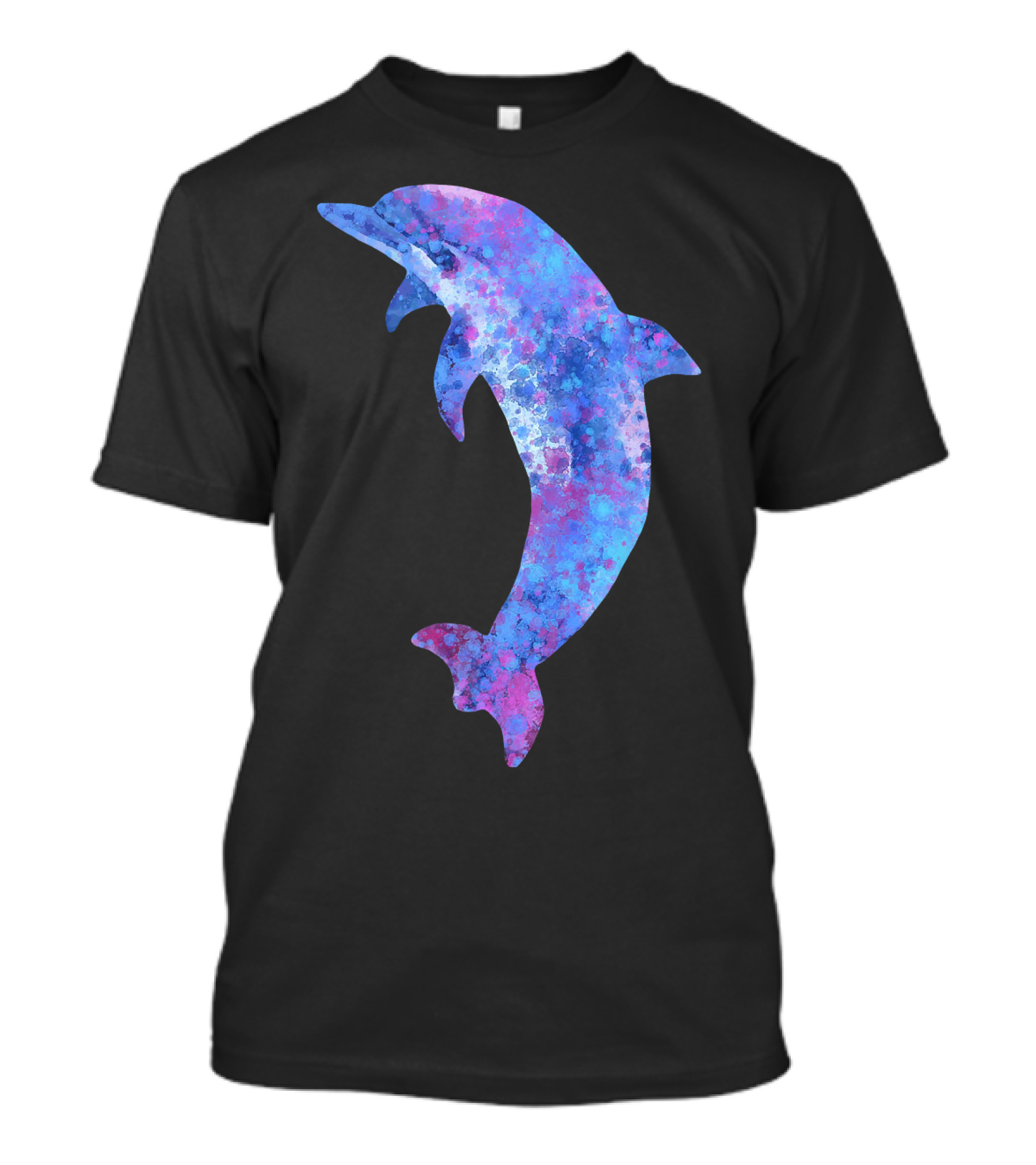 Colorful Dolphin Ocean Palette T-Shirt