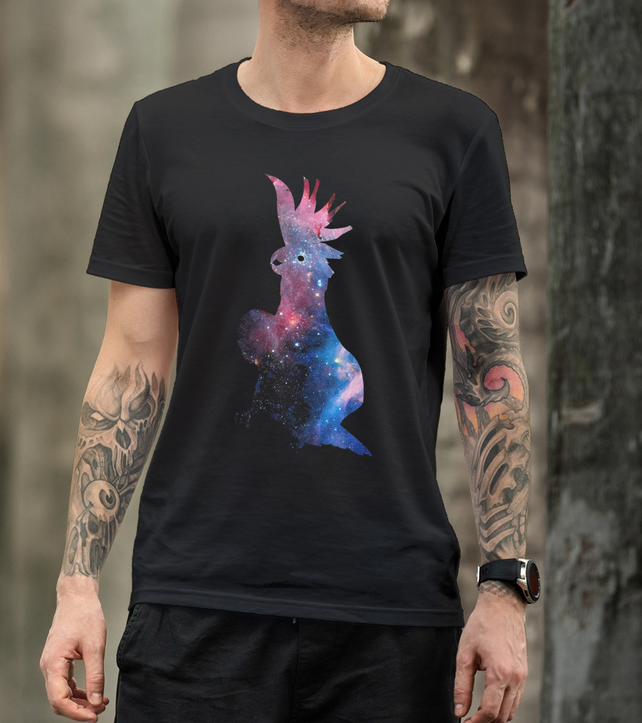 Cosmic Cockatoo Galaxy T-Shirt