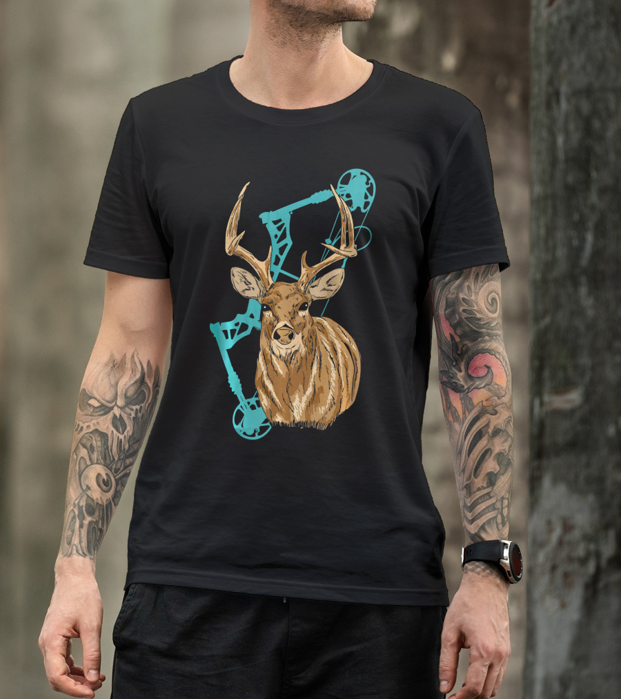 Deer Hunting Bow Hunter Archery Compound Bow T-Shirt