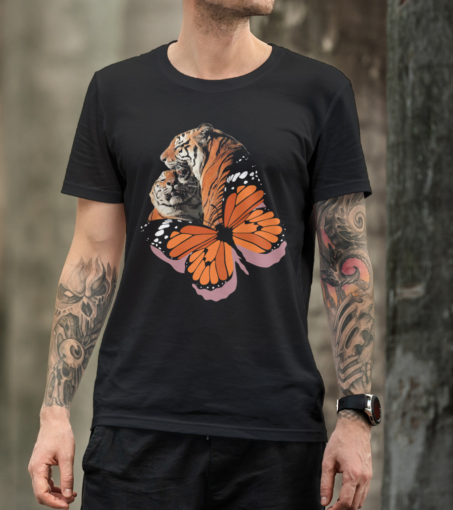 Arthur Andre Tiger Butterfly Monarch T-Shirt