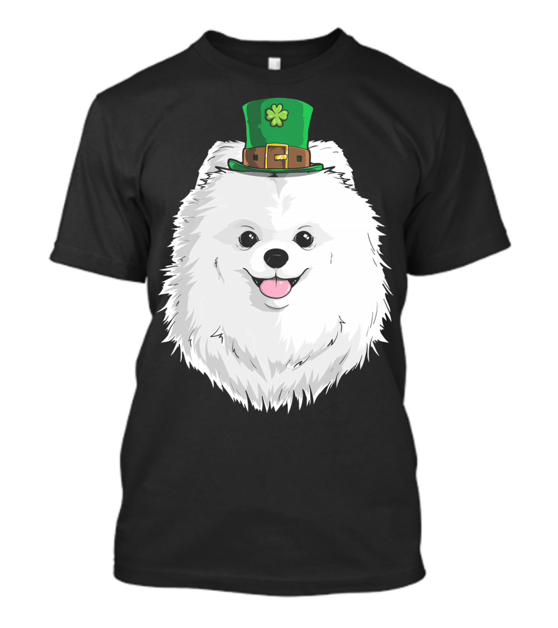Pomeranian Dog Wearing Leprechaun Hat St Patricks Day T-Shirt