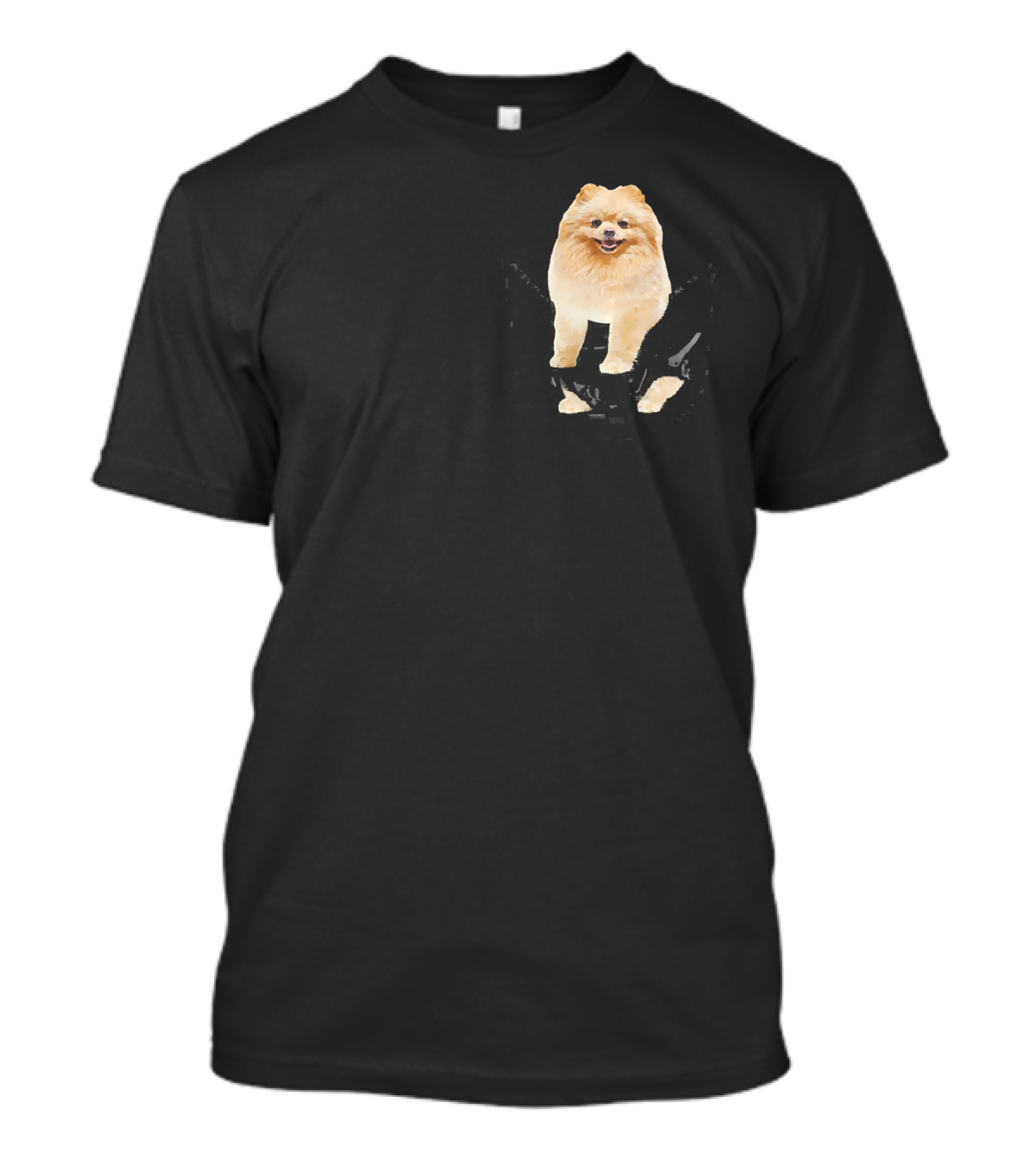 Pomeranian In Your Pocket Dogs Lover Fun Cute Canine Companion T-Shirt