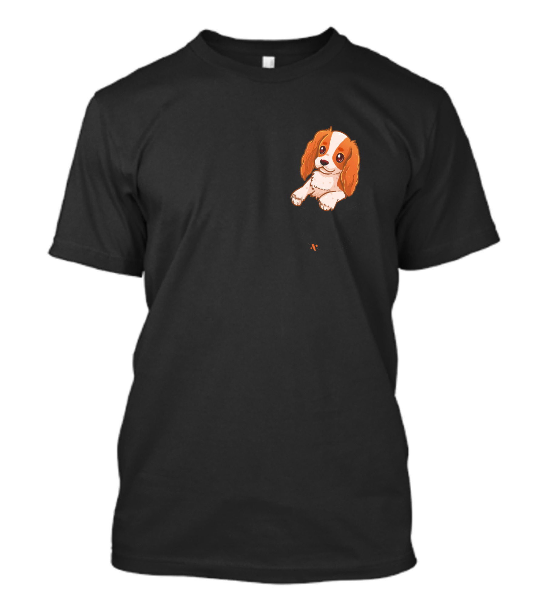 Pocket Adorable Cavalier King Charles Spaniel Puppy Charm T-Shirt