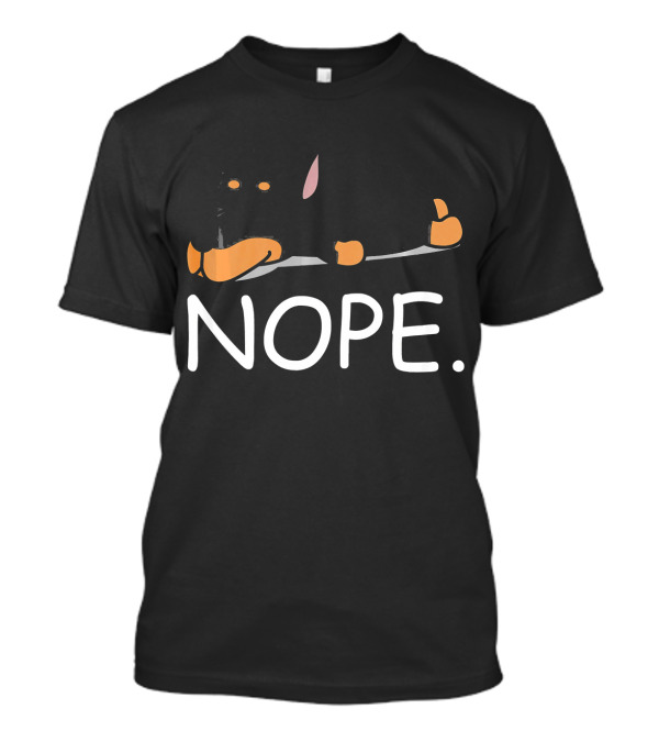 Nope Funny Lazy Doberman Nope Not Today T-Shirt