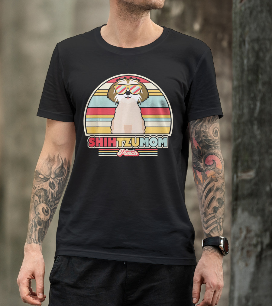 Shih Tzu Mom Pooch Punch T-Shirt