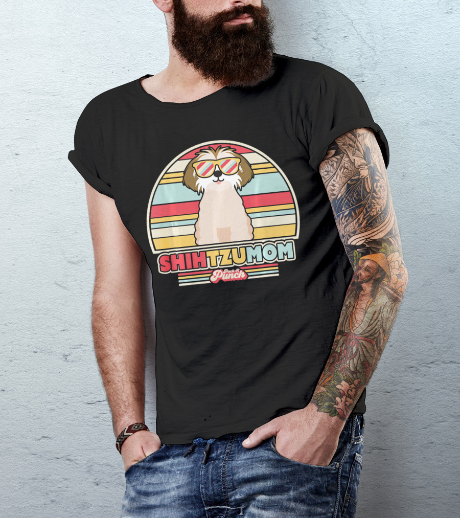 Shih Tzu Mom Pooch Punch T-Shirt