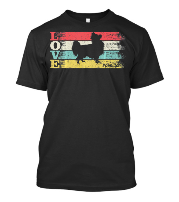 LOVE Vintage Retro Papillon T-Shirt