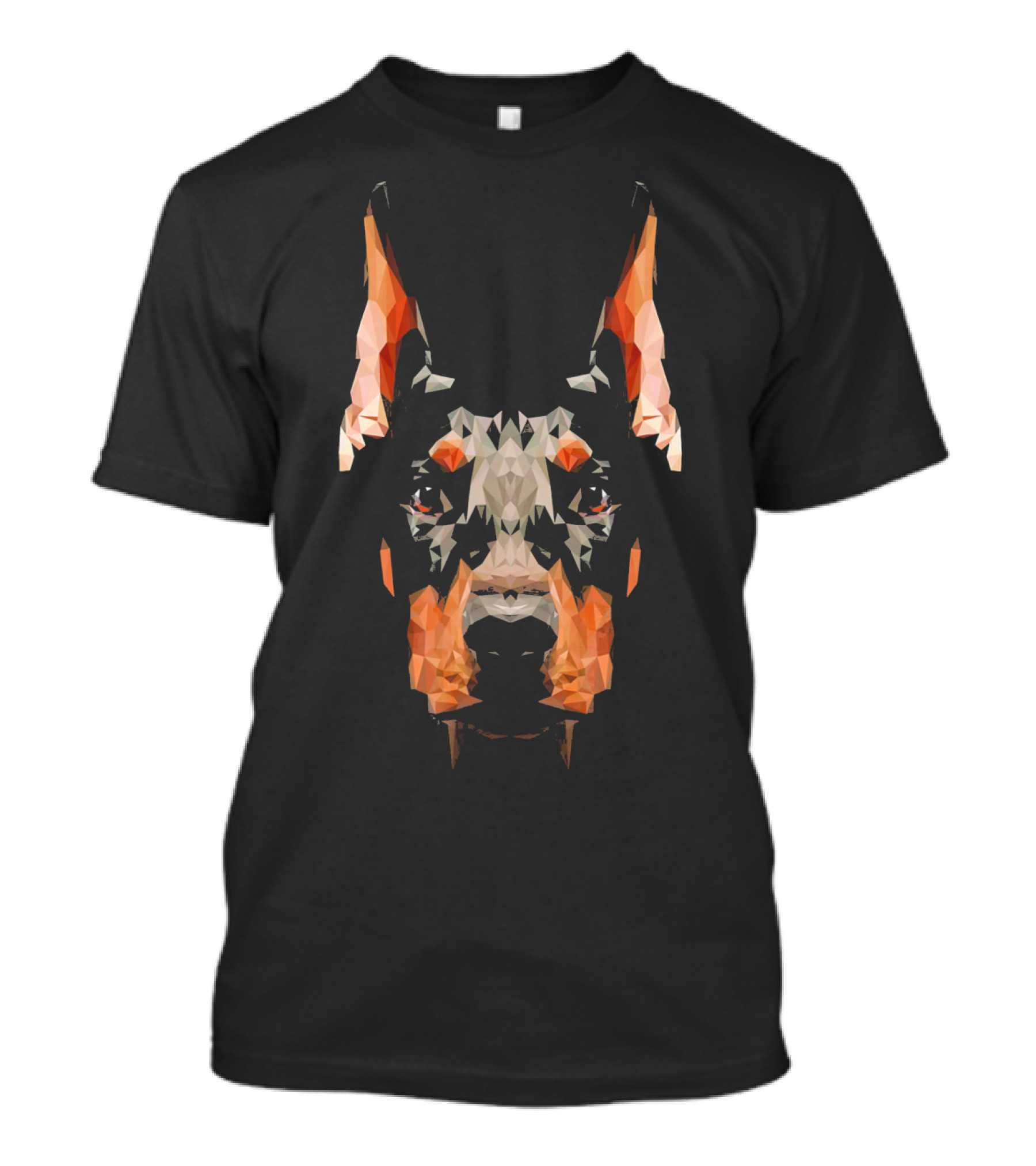 Doberman Geometric Face T-Shirt