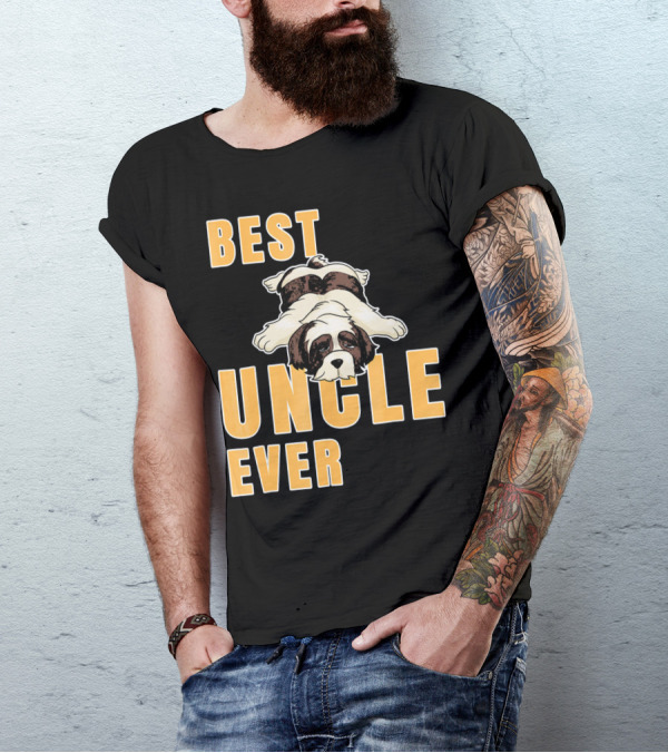Best Uncle Ever Shih Tzu Dog T-Shirt