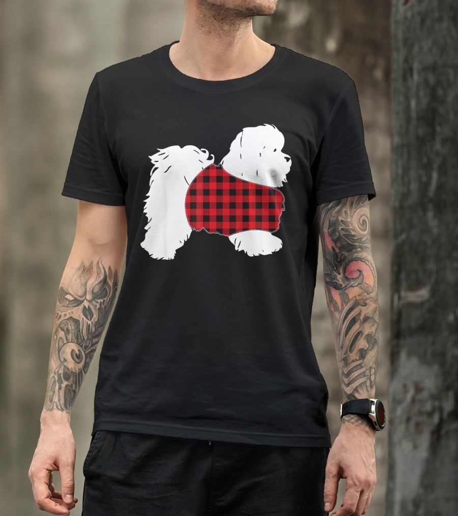 SHIH TZU Lover Dog Plaid T-Shirt