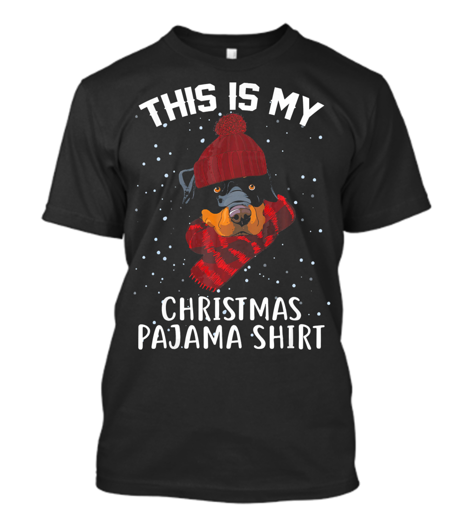This Is My Christmas Pajama Shirt Rottweiler T-Shirt