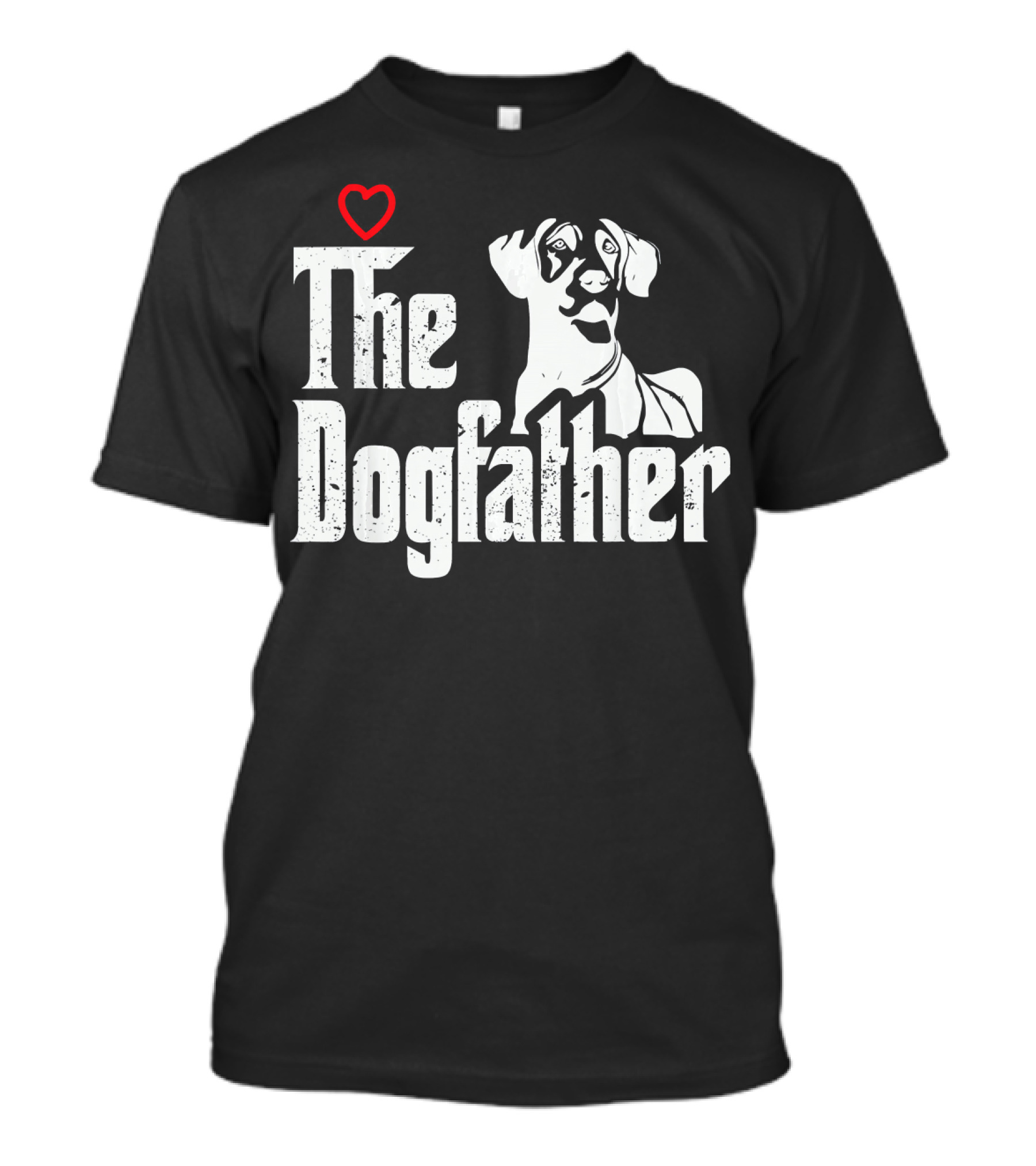 The Dogfather Great Dane Heart T-Shirt