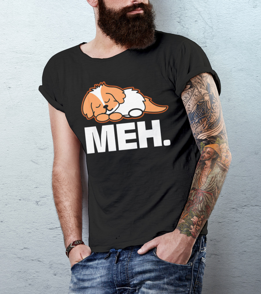 Shih Tzu Dog Meh Animal Pet Owner Meme T-Shirt