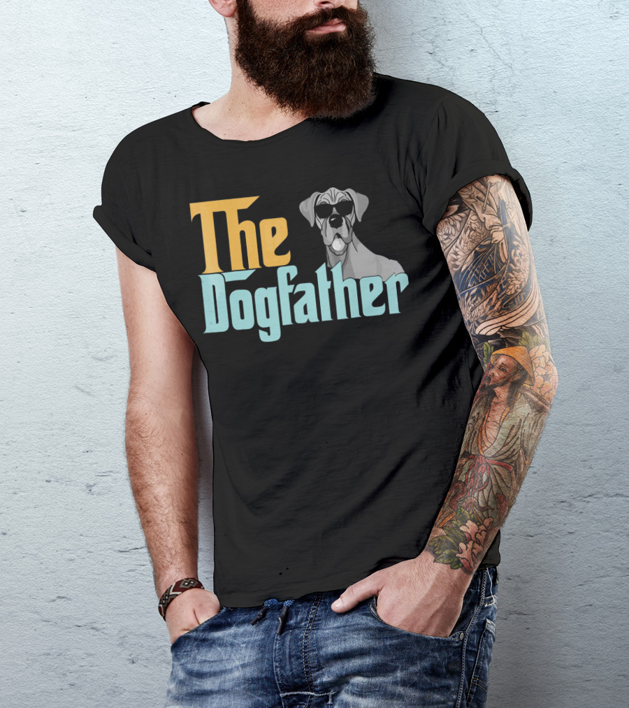 The Dogfather Great Dane Mafia T-Shirt