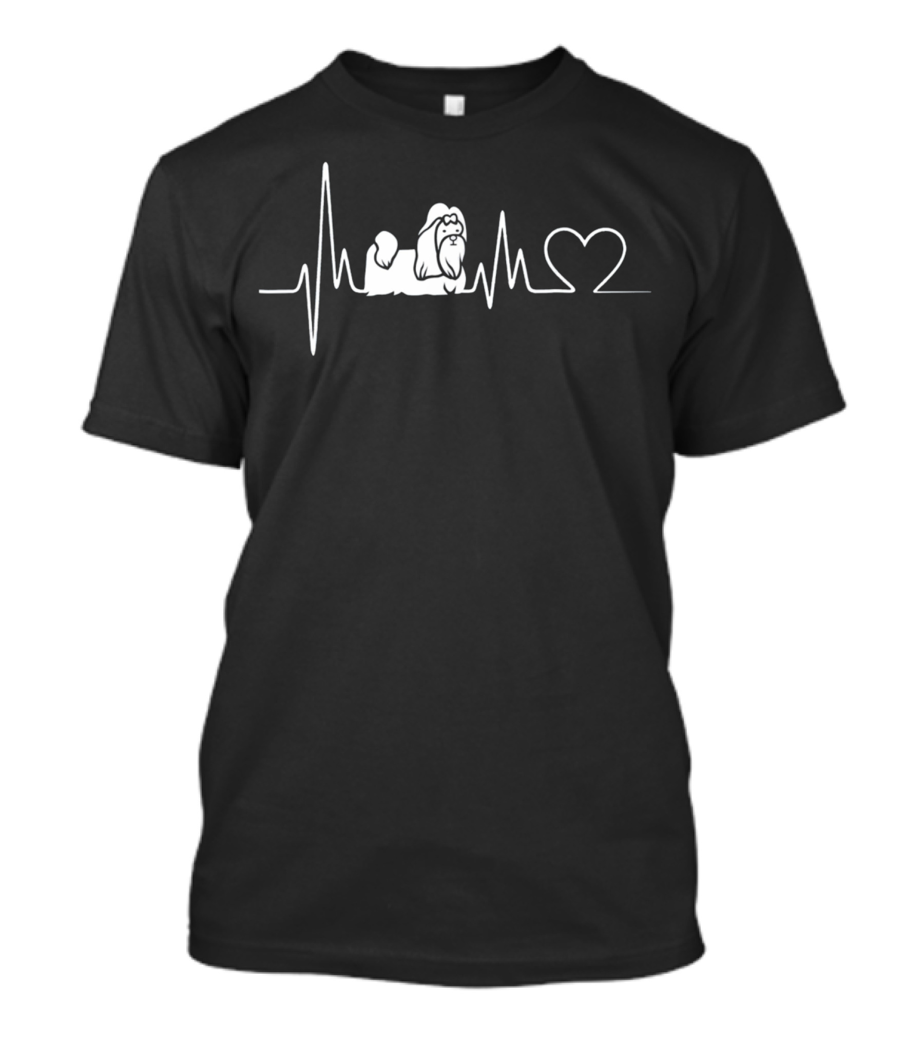 Shih Tzu Heartbeat Love Heart Shih Tzu T-Shirt