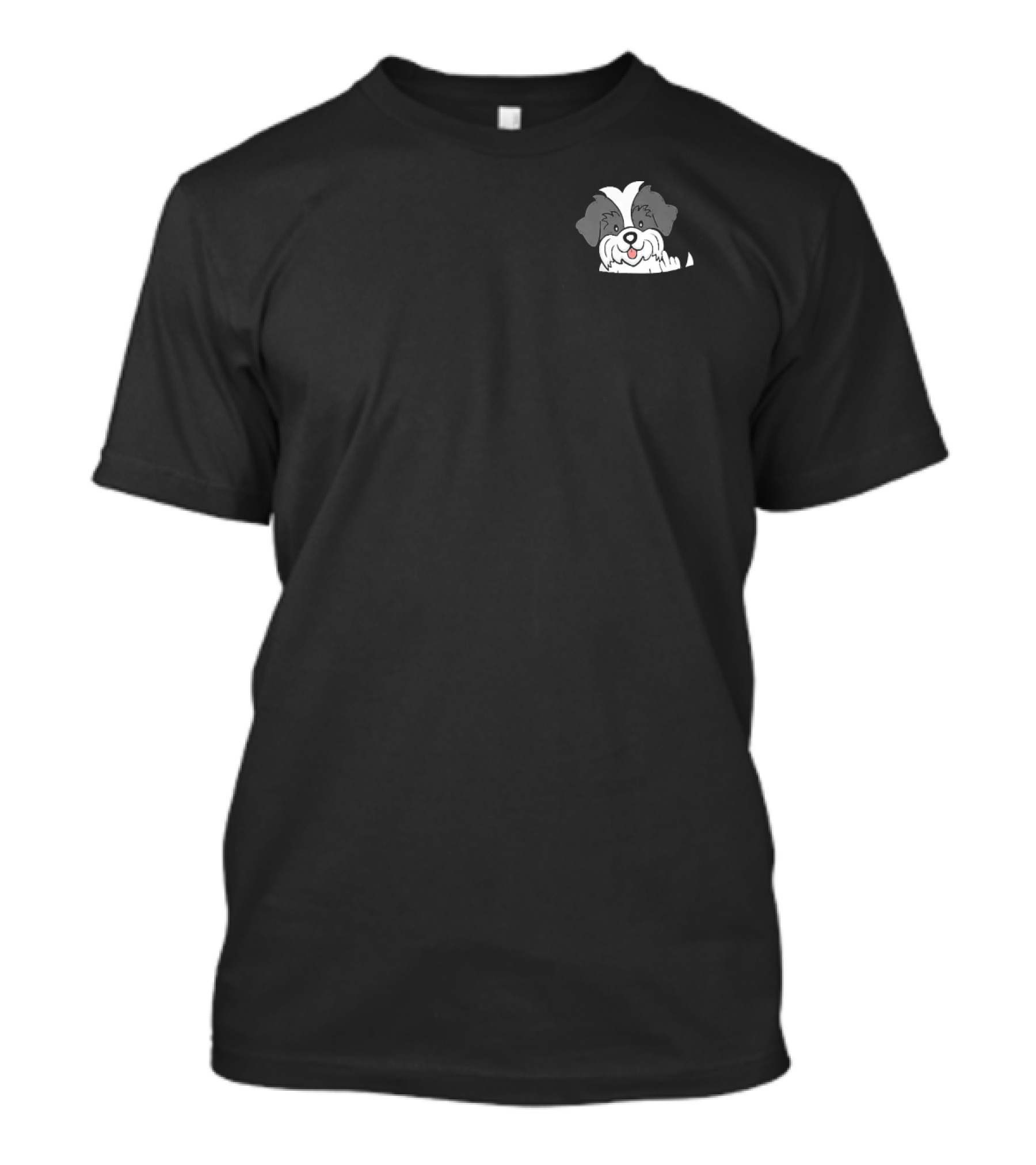 Shih Tzu Dog In Pocket Lover Cute Pet T-Shirt