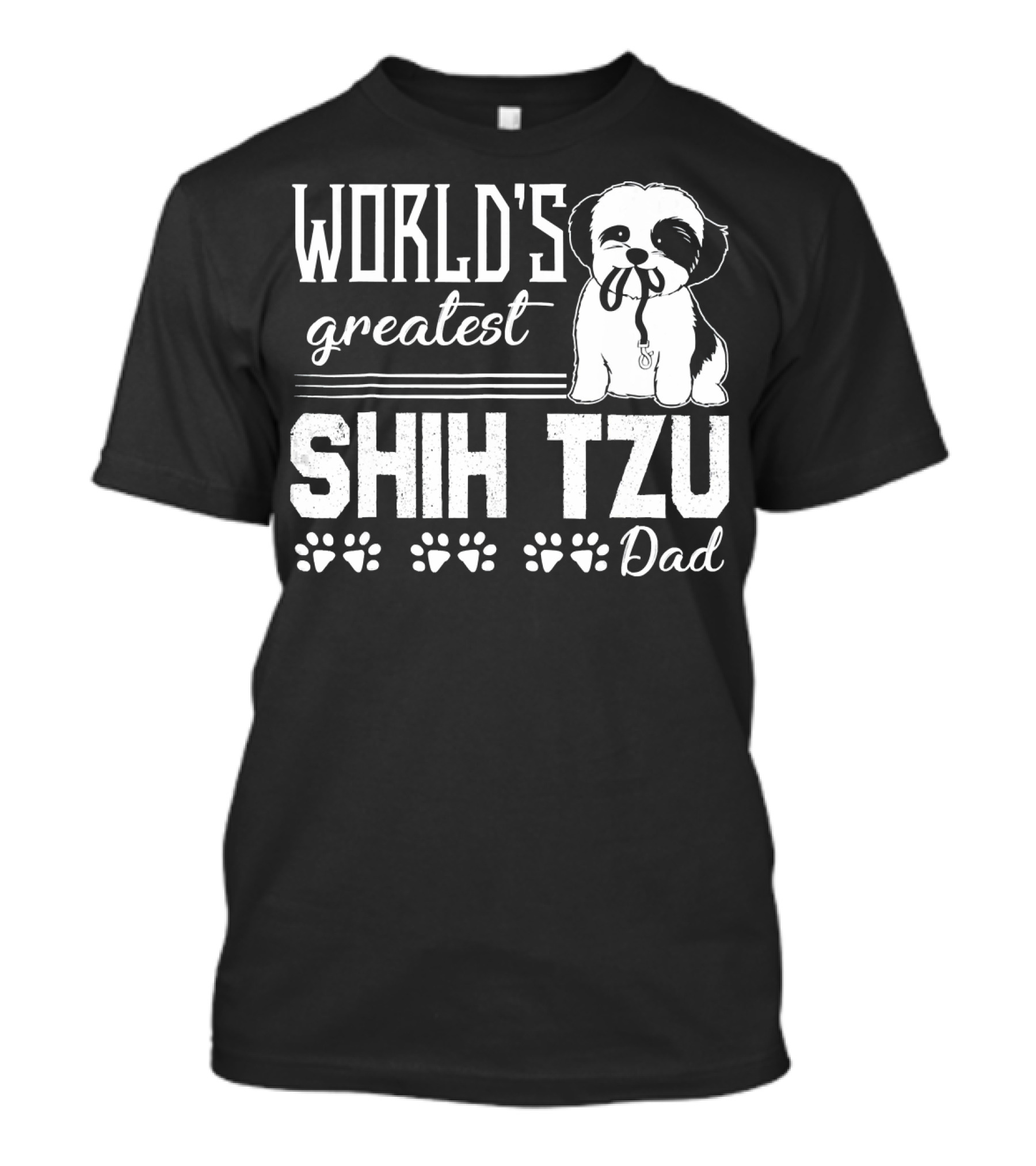 World's Greatest Shih Tzu Dad T-Shirt