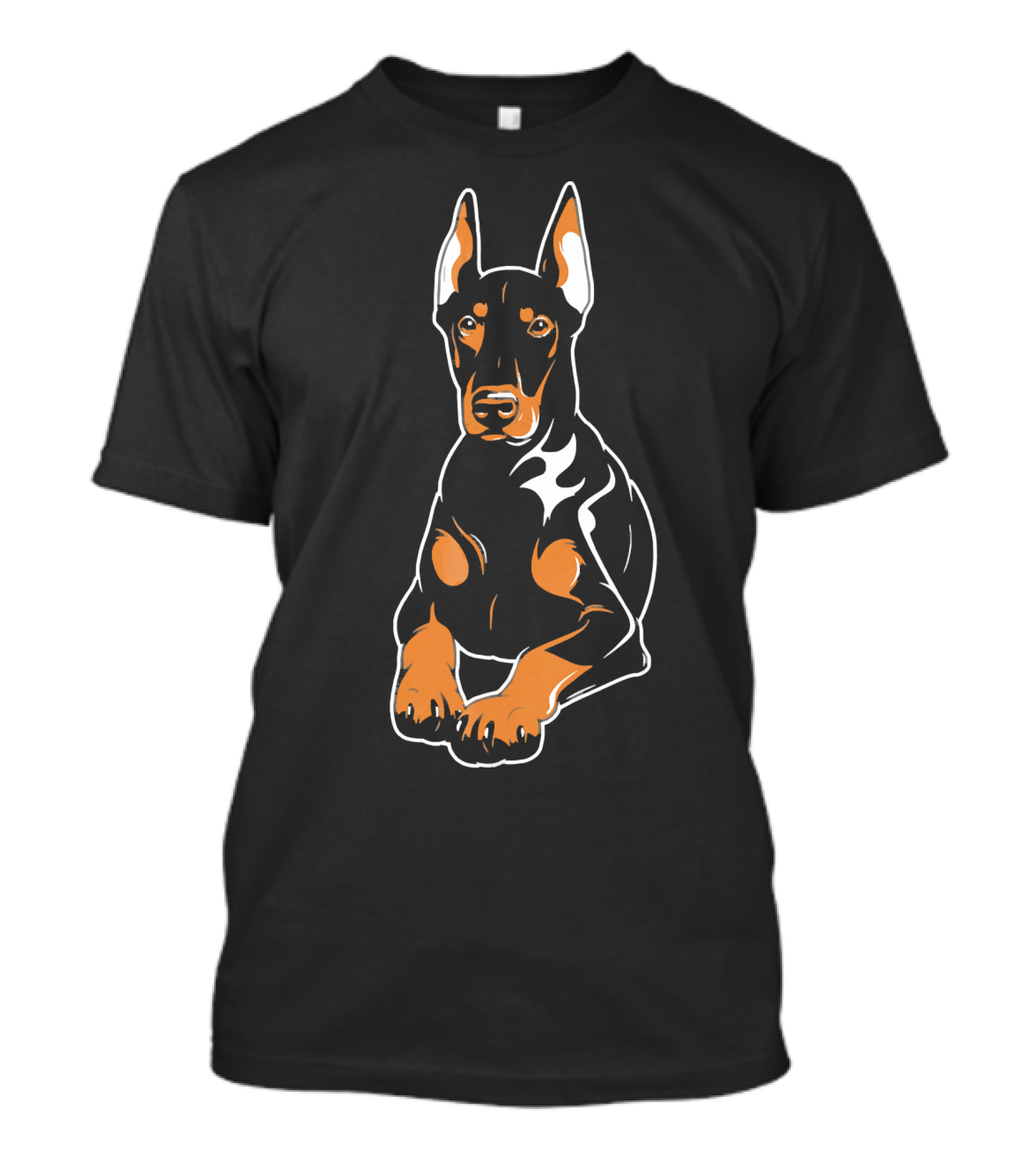 The Doberman Pinscher Dog Iconic Canine Pose T-Shirt