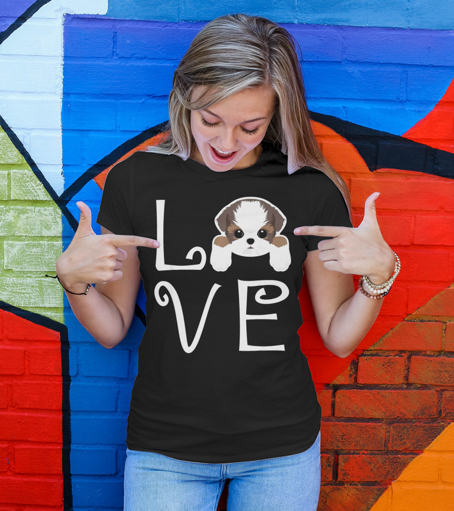 Shih Tzu Love Dog Owner Puppy T-Shirt