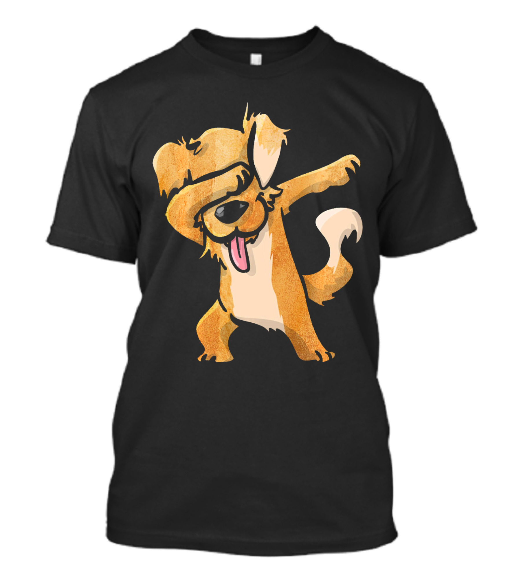 Dabbing Golden Retriever Dance Pose T-Shirt