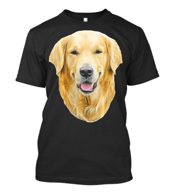 Golden Retriever Dog Portrait Detail Ani T-Shirt