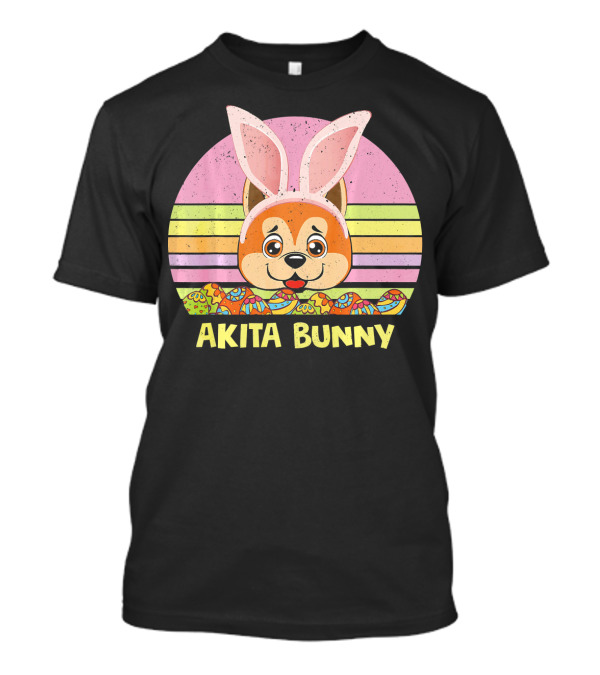 Akita Bunny Easter T-Shirt